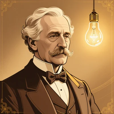 Thomas Edison numerology chart showing name value 60 ruled by Venus with life domain predictions